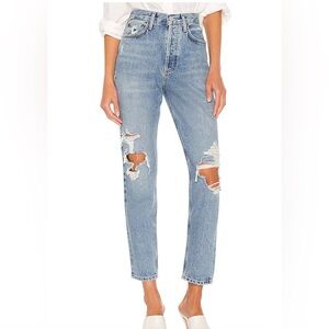 AGOLDE Fen High Rise Relaxed Taper in Wander